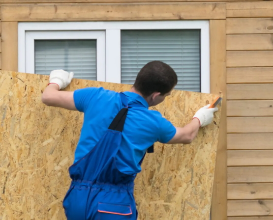 Emergency window boarding up services London