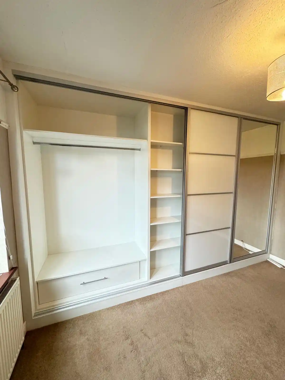 Floor-to-ceiling wardrobe