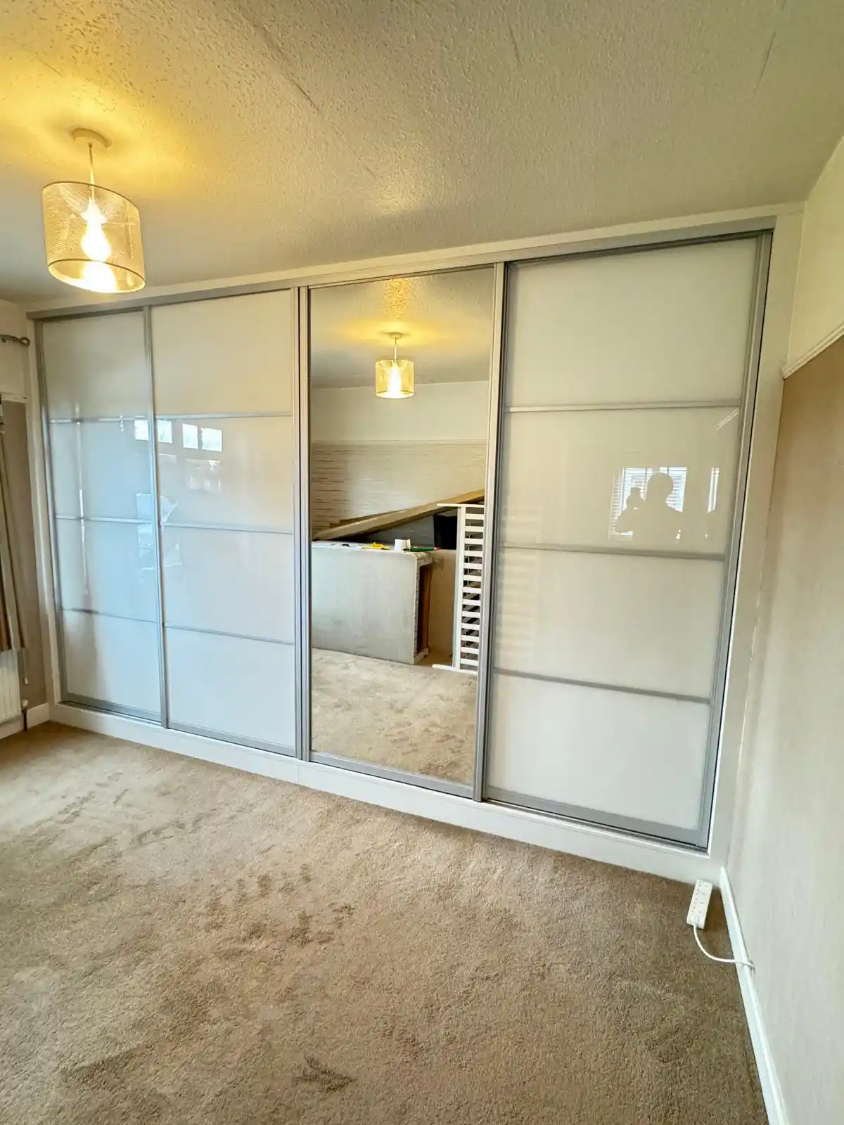 Sliding mirror wardrobe