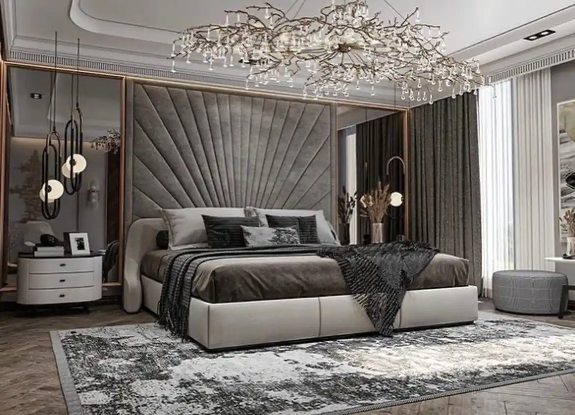Stylish bedroom layout 2025