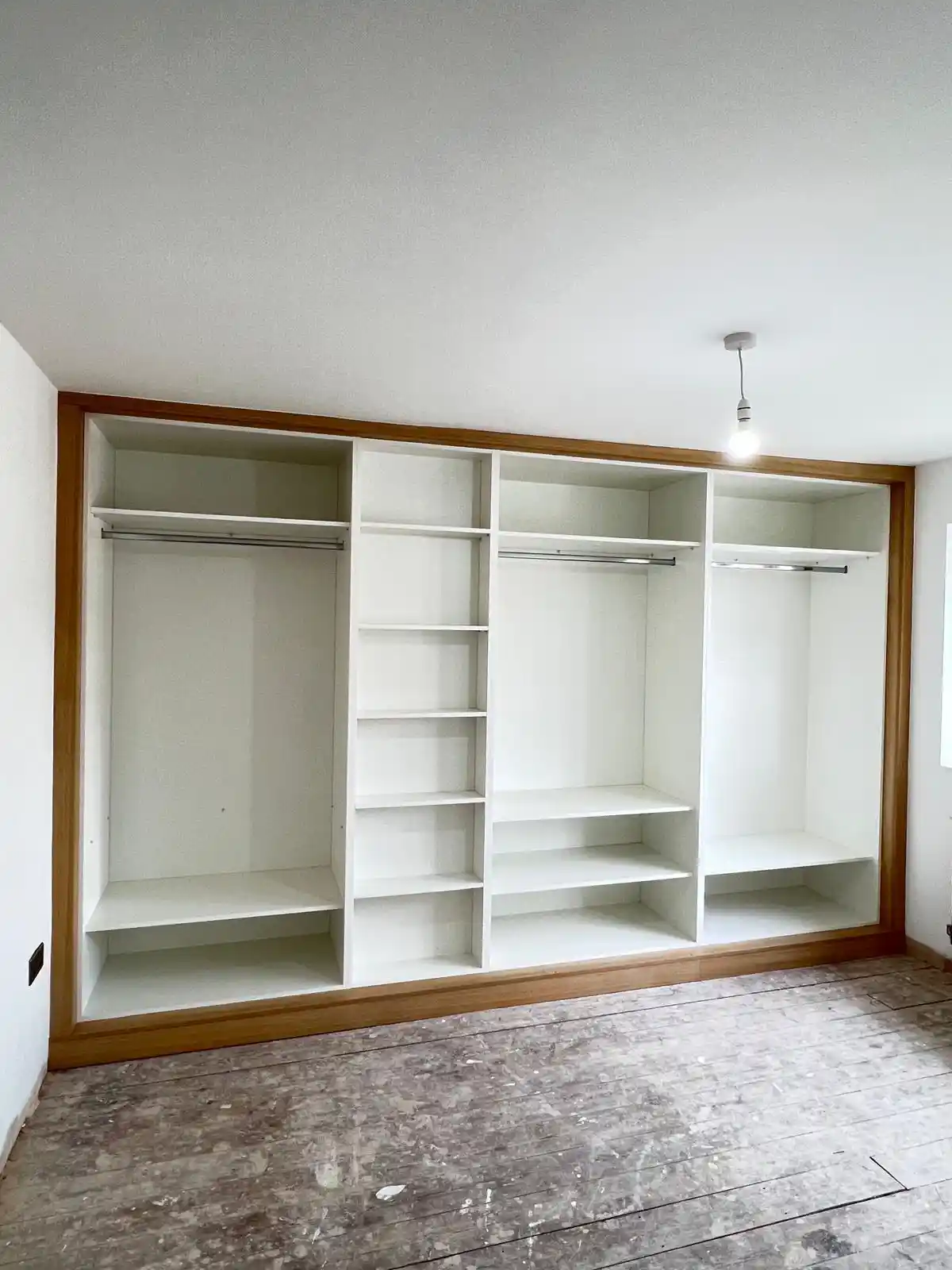 Stylish wardrobe storage