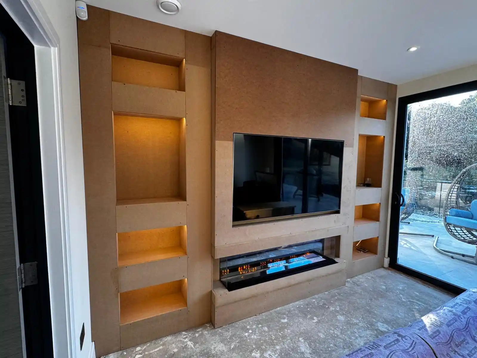 Wooden wardrobe design